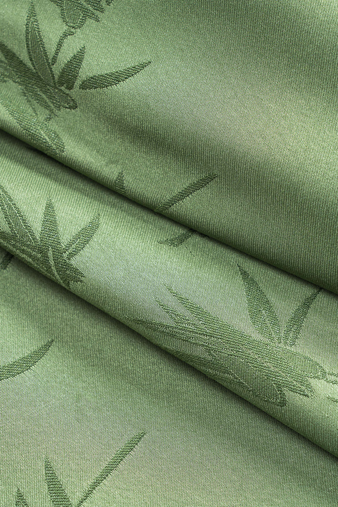 Jacquard Ruched Tie Front Split Skirt - Image 4