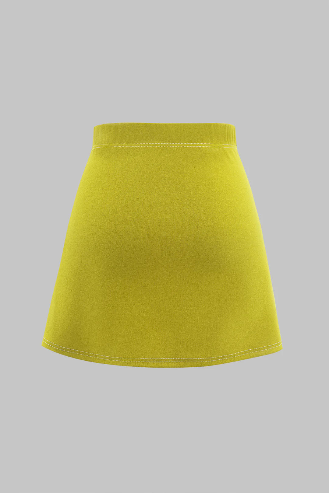 Asymmetrical Patchwork Skirt - Image 2