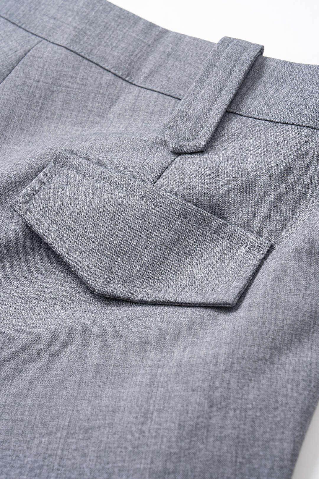 Linen Solid Ruched Skirt - Image 6