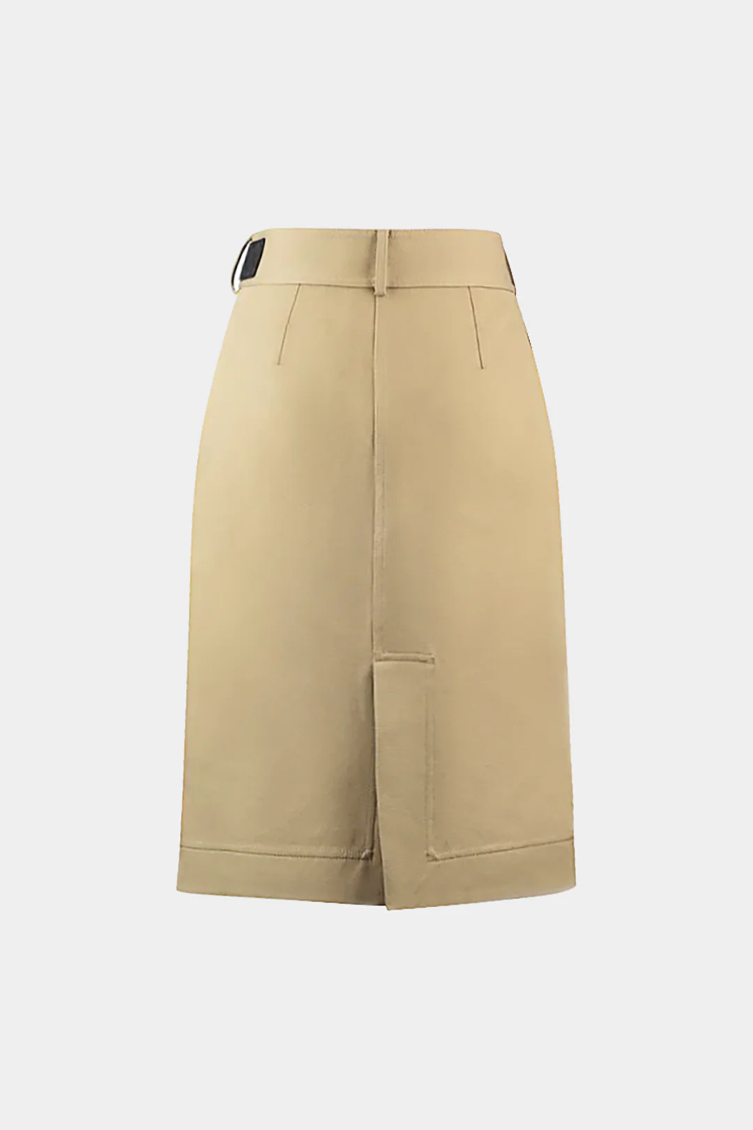 Asymmetrical Belted Split Skirt - Image 2