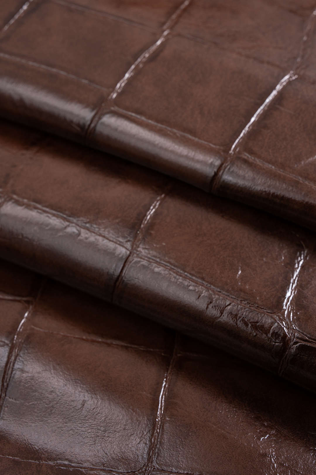 Texture Faux Leather Skirt - Image 3