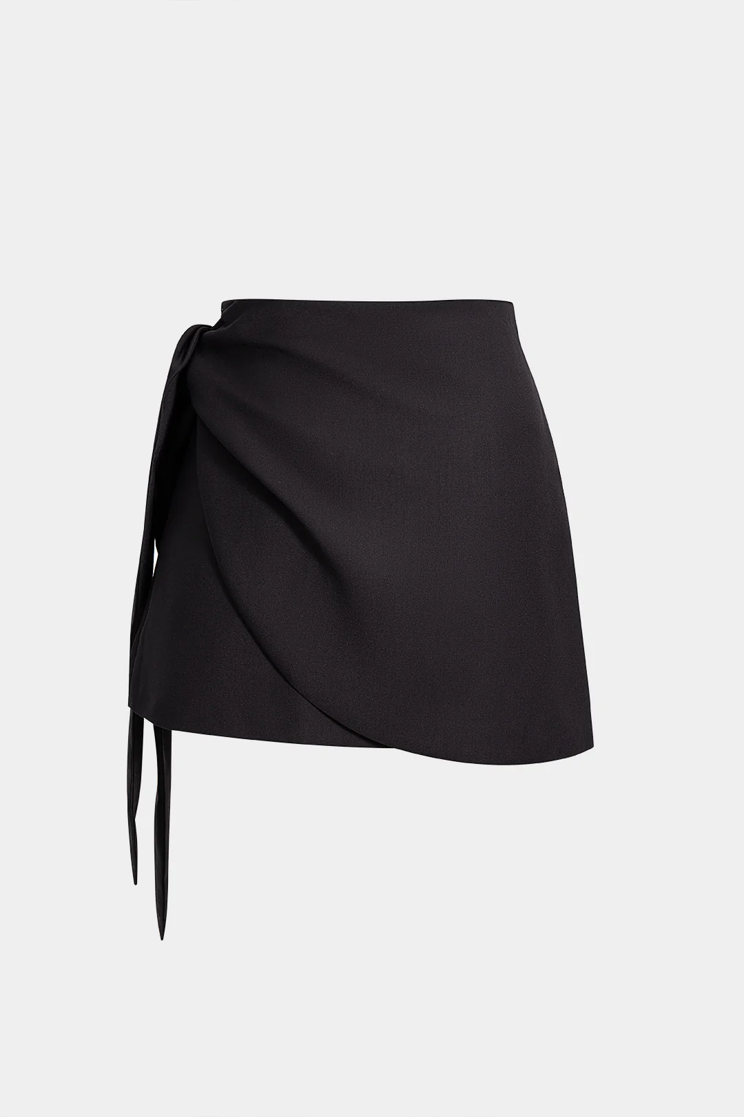 Zipper Tie-Up Mini Skirt - Image 2