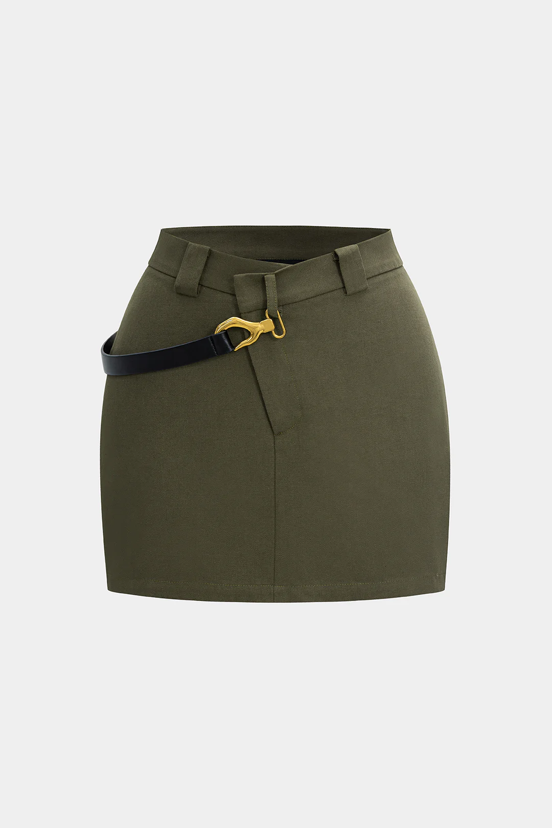 Metallic Asymmetrical Skirt - Image 5