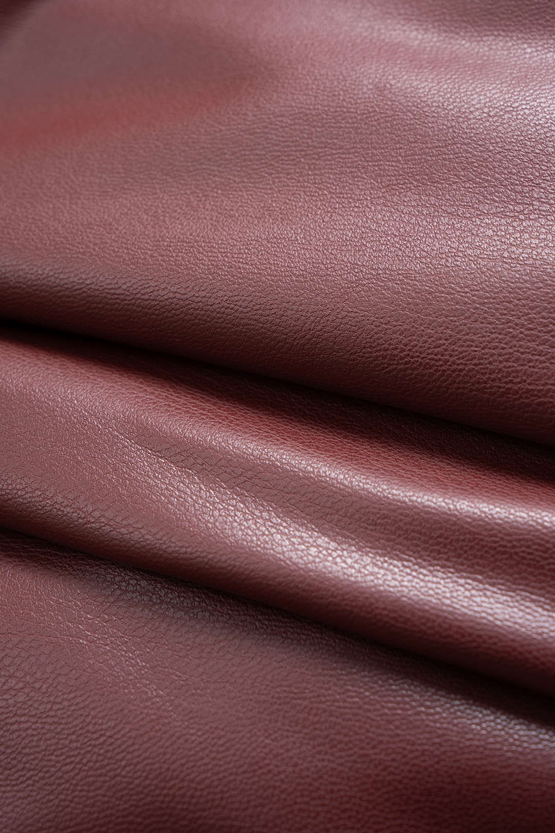 Faux Leather Asymmetrical Ruched High Waist Skirt - Image 4