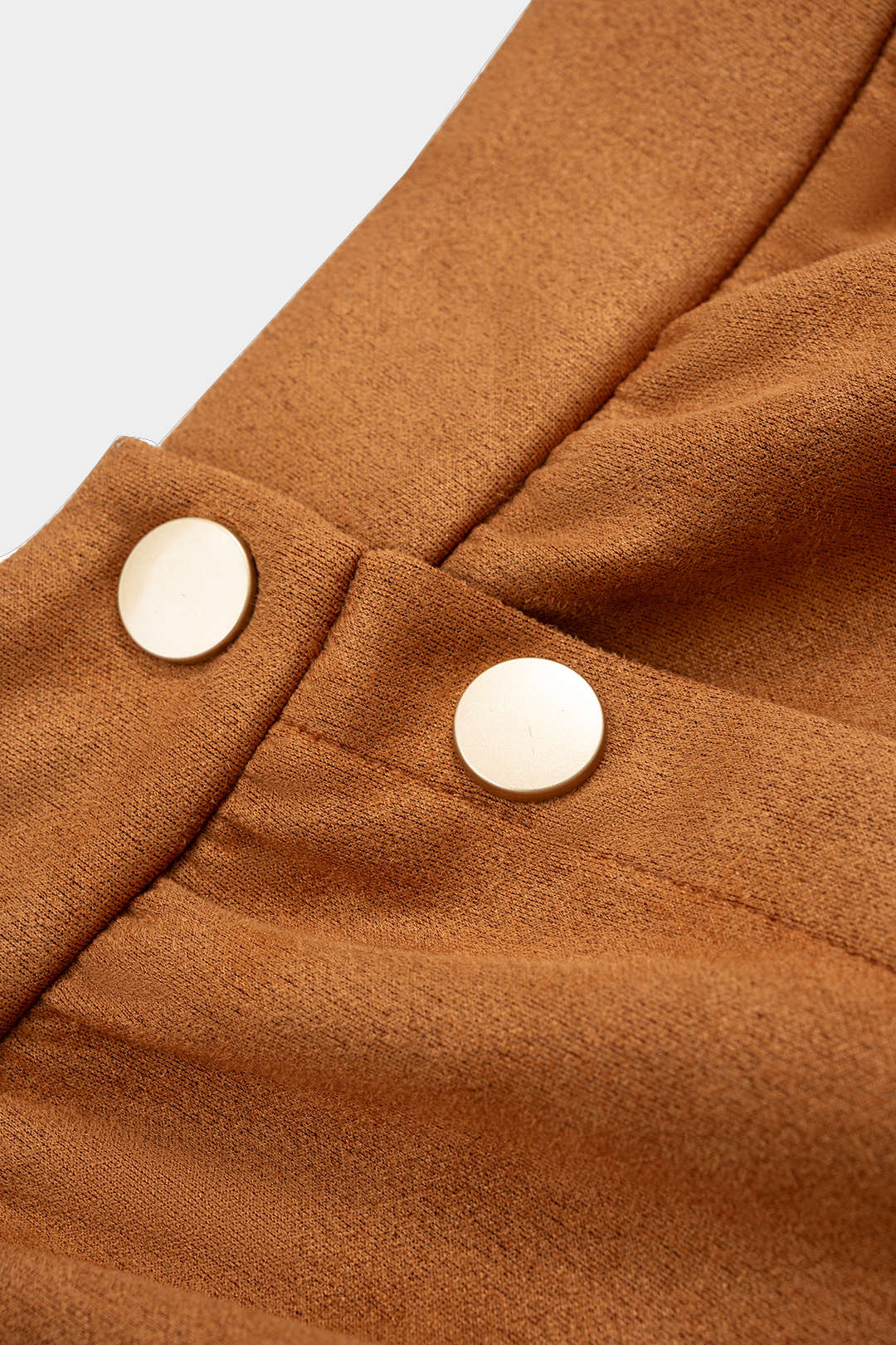 Corduroy Button High Waist Skirt - Image 3