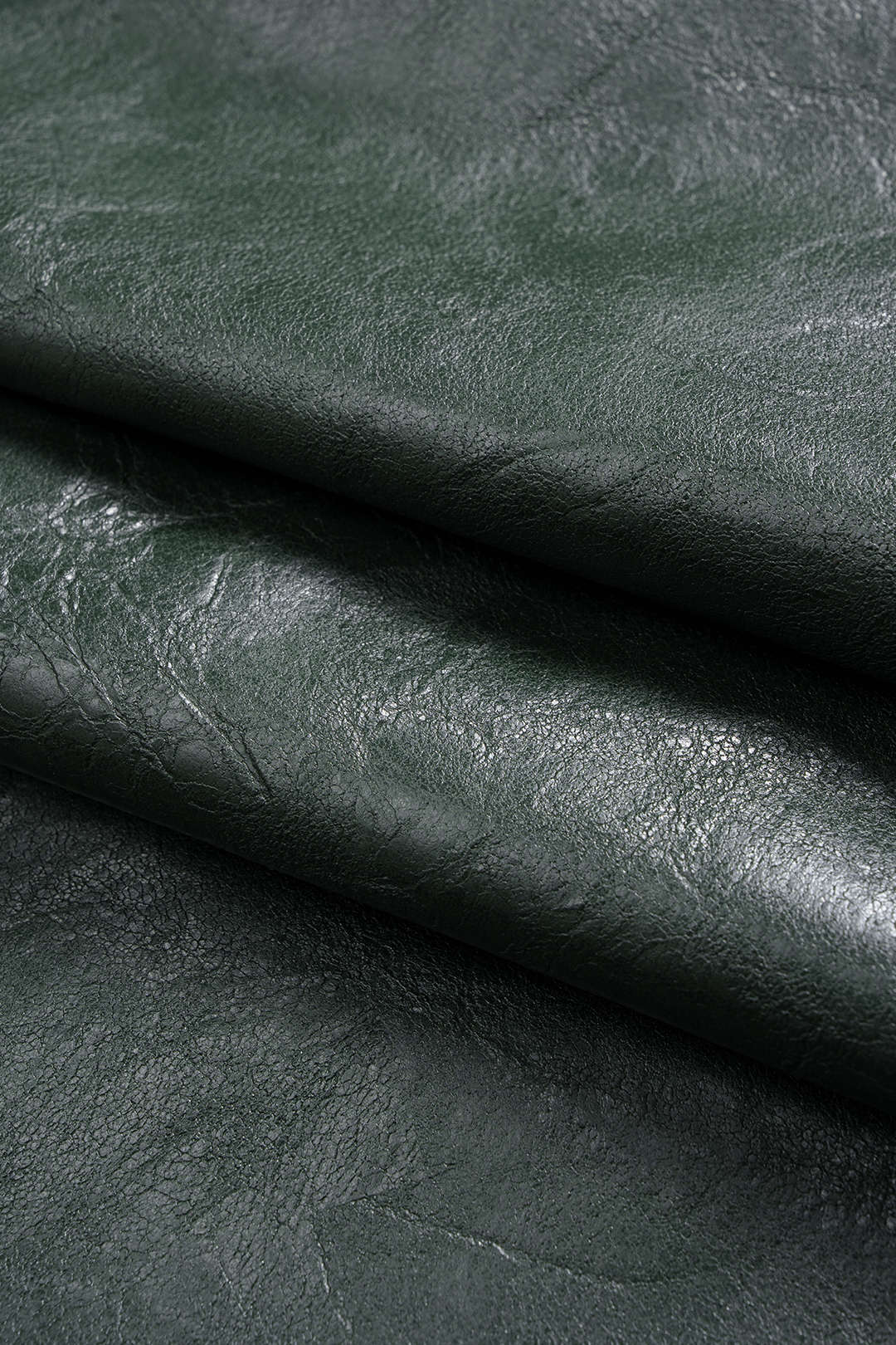Faux Leather Metallic Asymmetrical Shorts - Image 4
