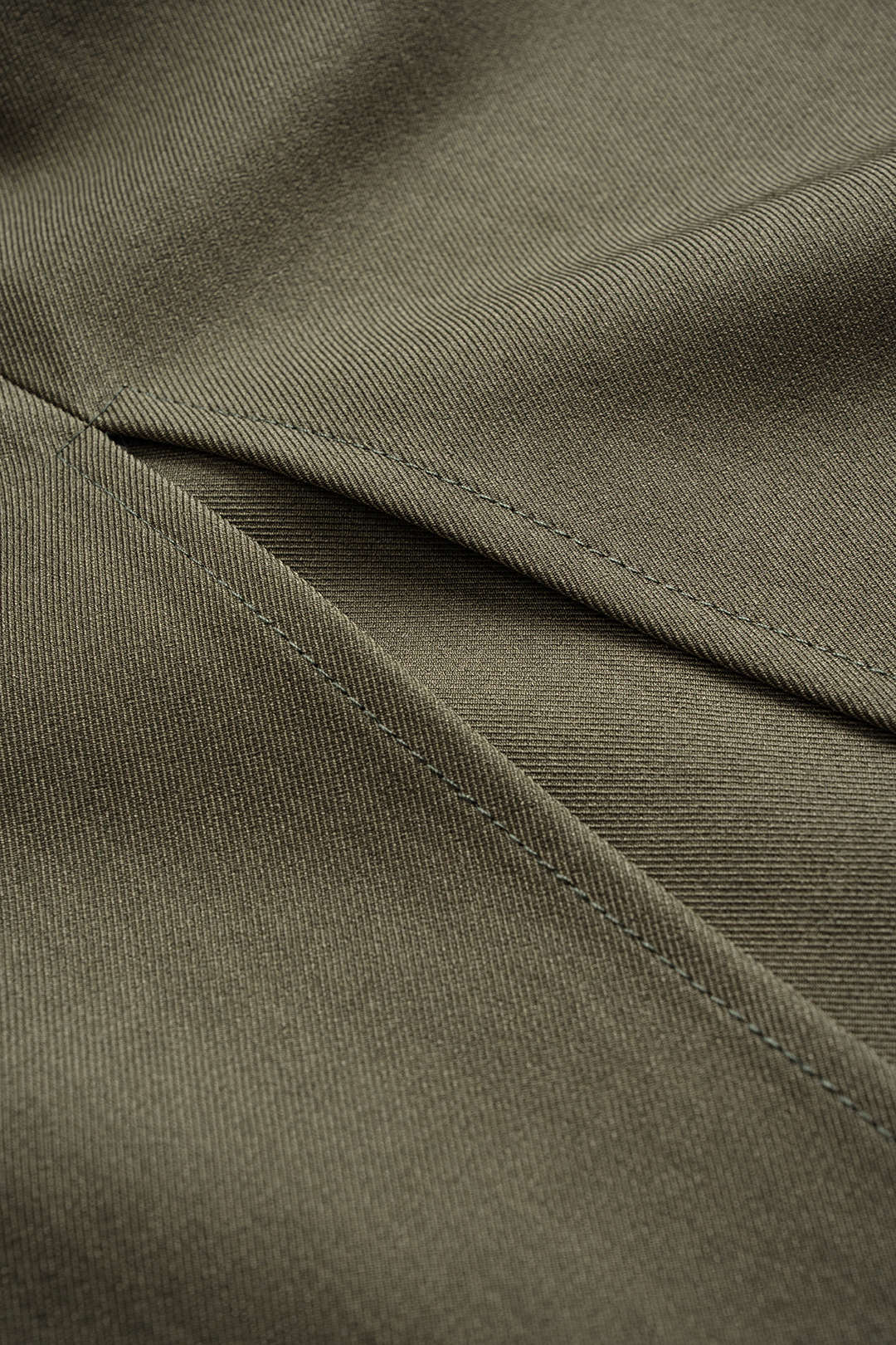 Satin Asymmetrical Ruched Skirt - Image 6