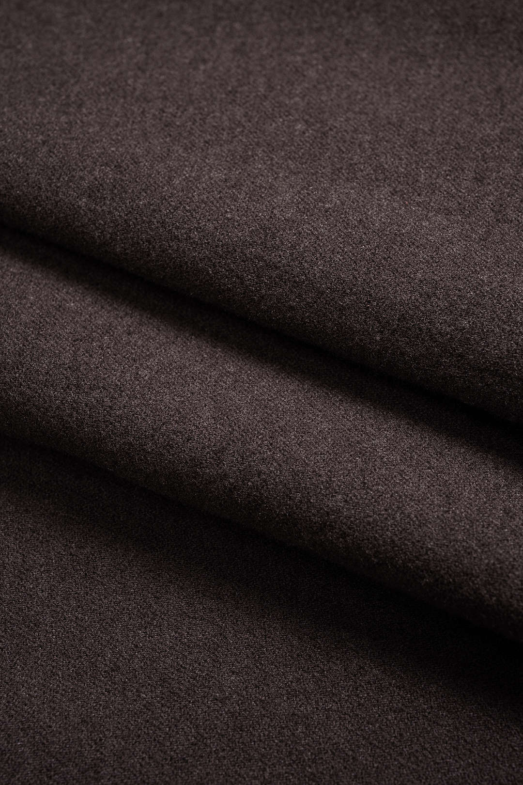 Suede Belted Shirred Waistband Irregular Hem Skirt - Image 4