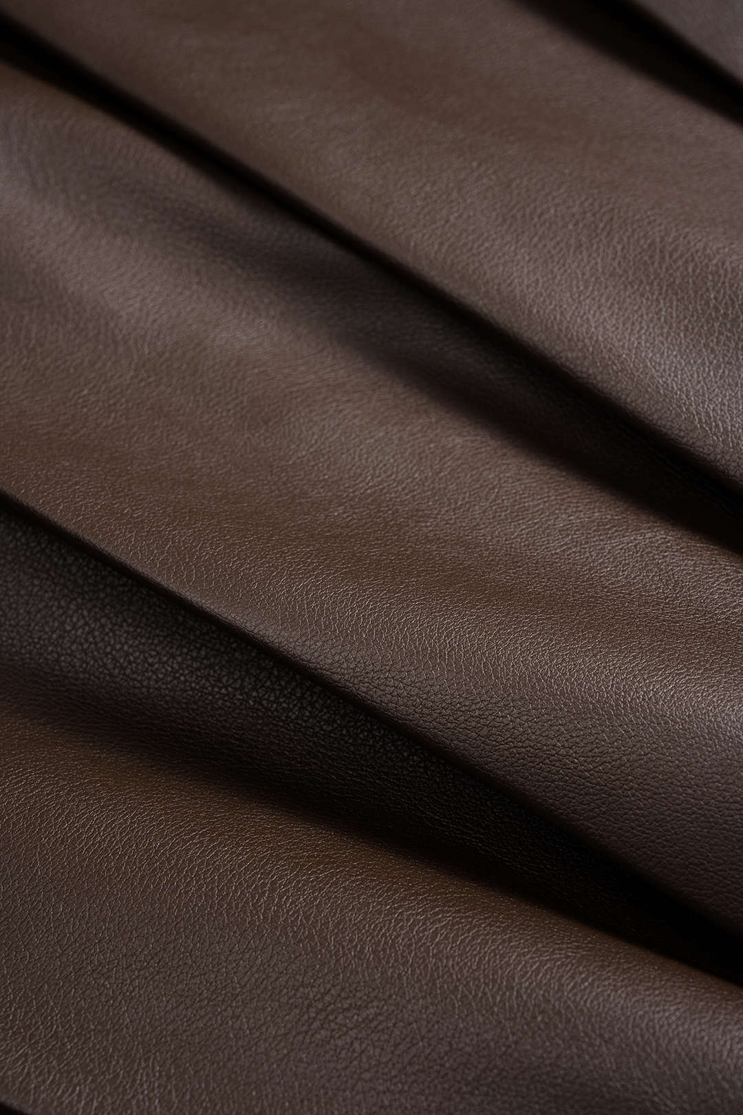 Faux Leather Pleated Tie-Up Skirt - Image 4