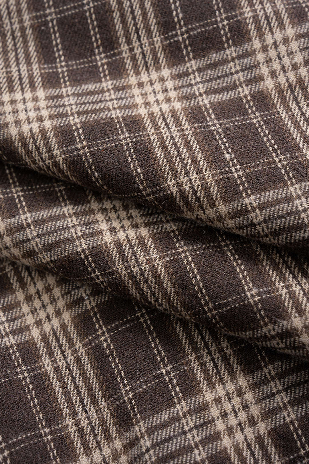 Plaid Print Ruched Shirred High Waist Skirt - Image 4