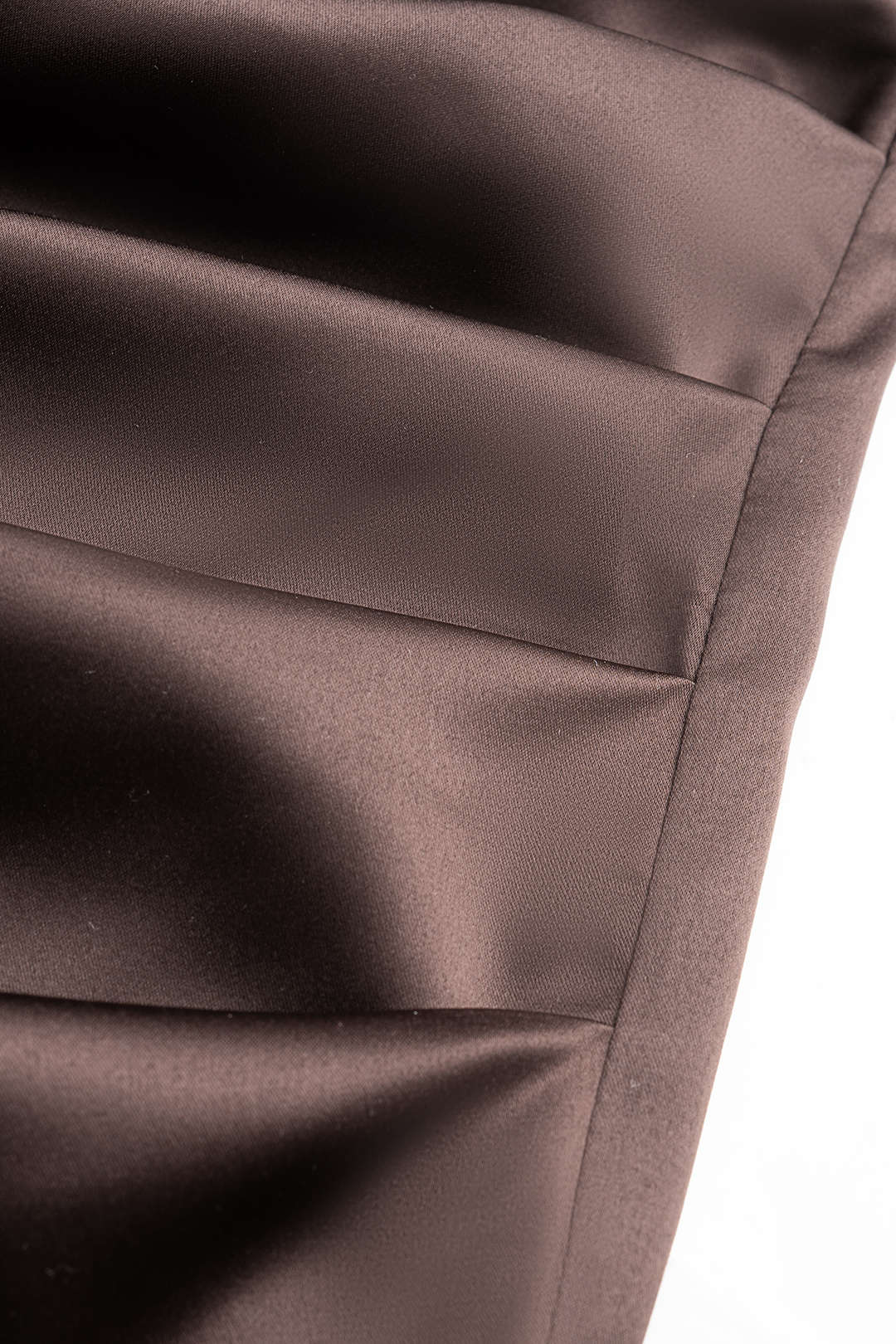 Satin Pleated Mini Skirt - Image 3