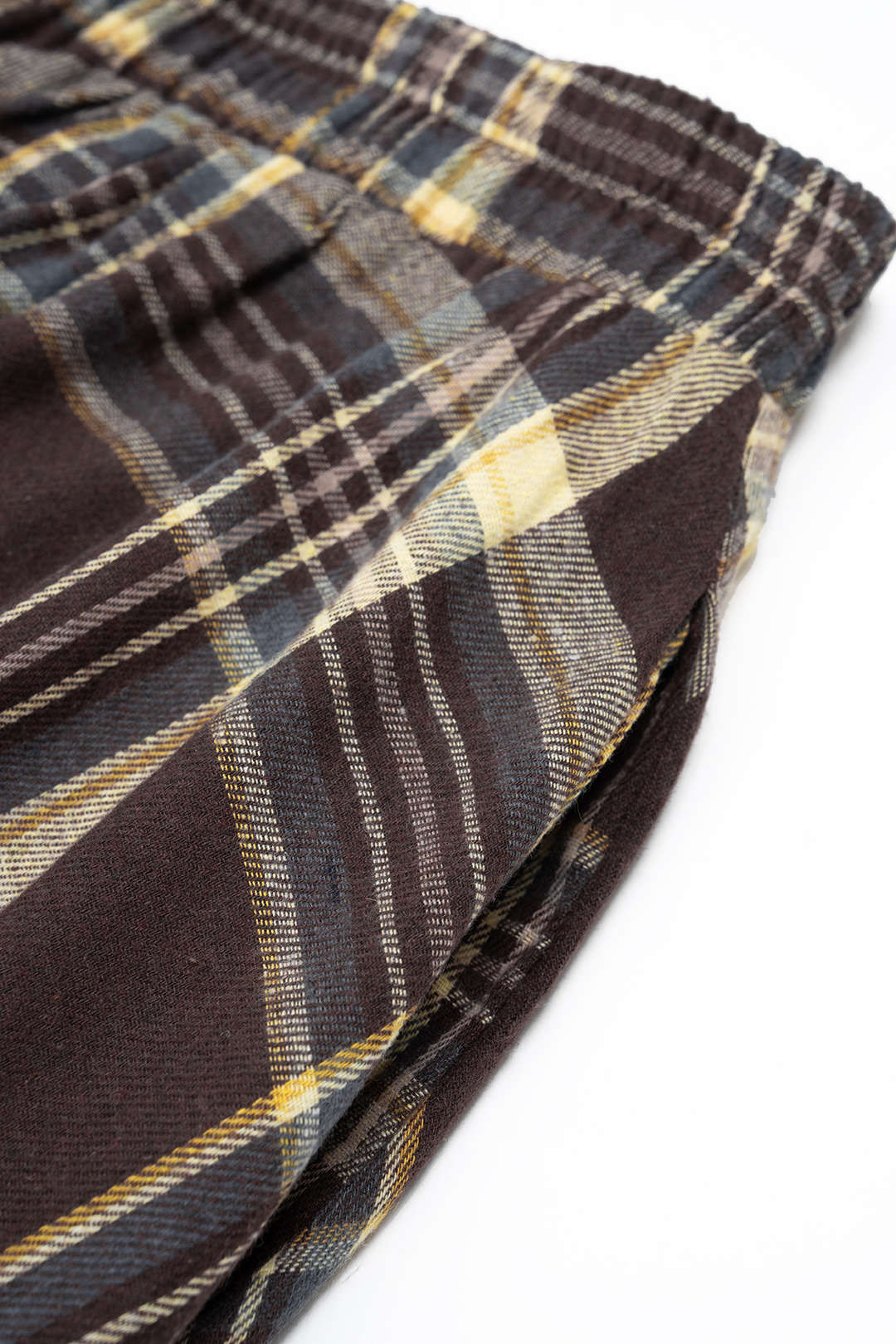 Plaid Print Irregular Hem High Waist Skirt - Image 5