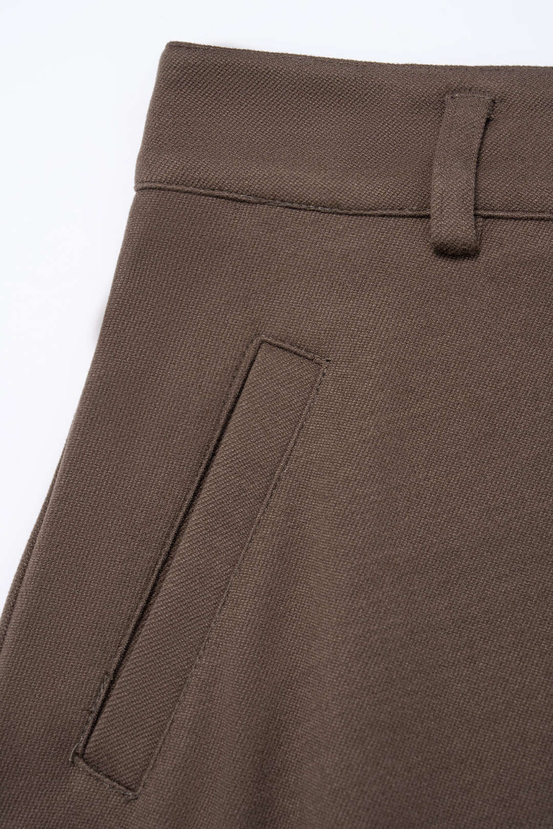 Woolen Ruched Pocket High Waist Skirt - Image 3