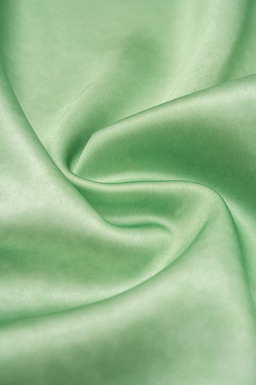 Abstract Print Satin Ruched Skirt - Image 4