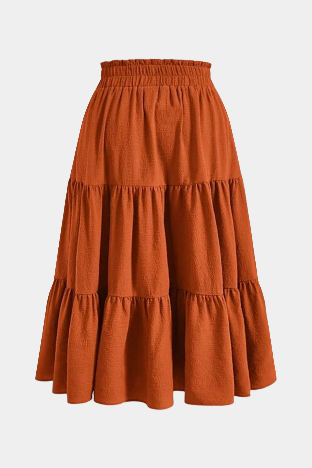 Plus Size Tie-Up Ruched Skirt - Image 2
