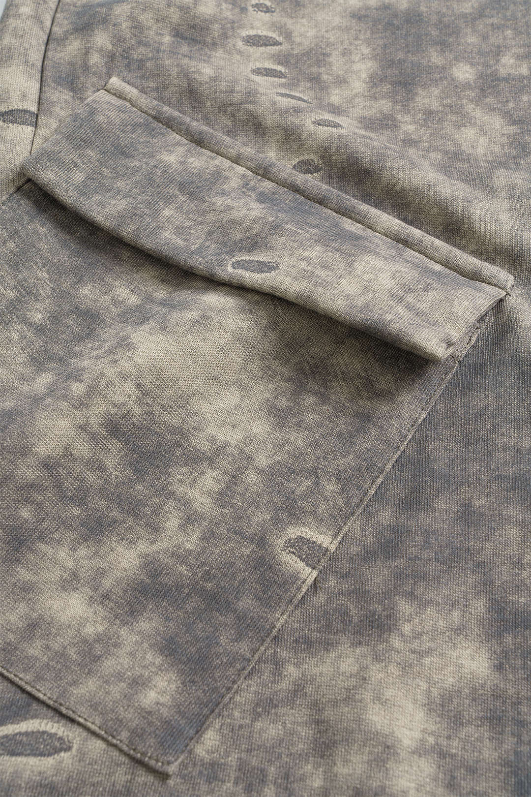 Washed Tie-Up High Waist Shorts - Image 14
