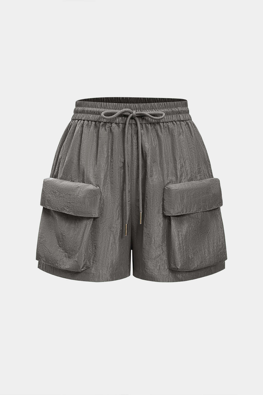 Solid Flap Pocket Shorts - Image 9
