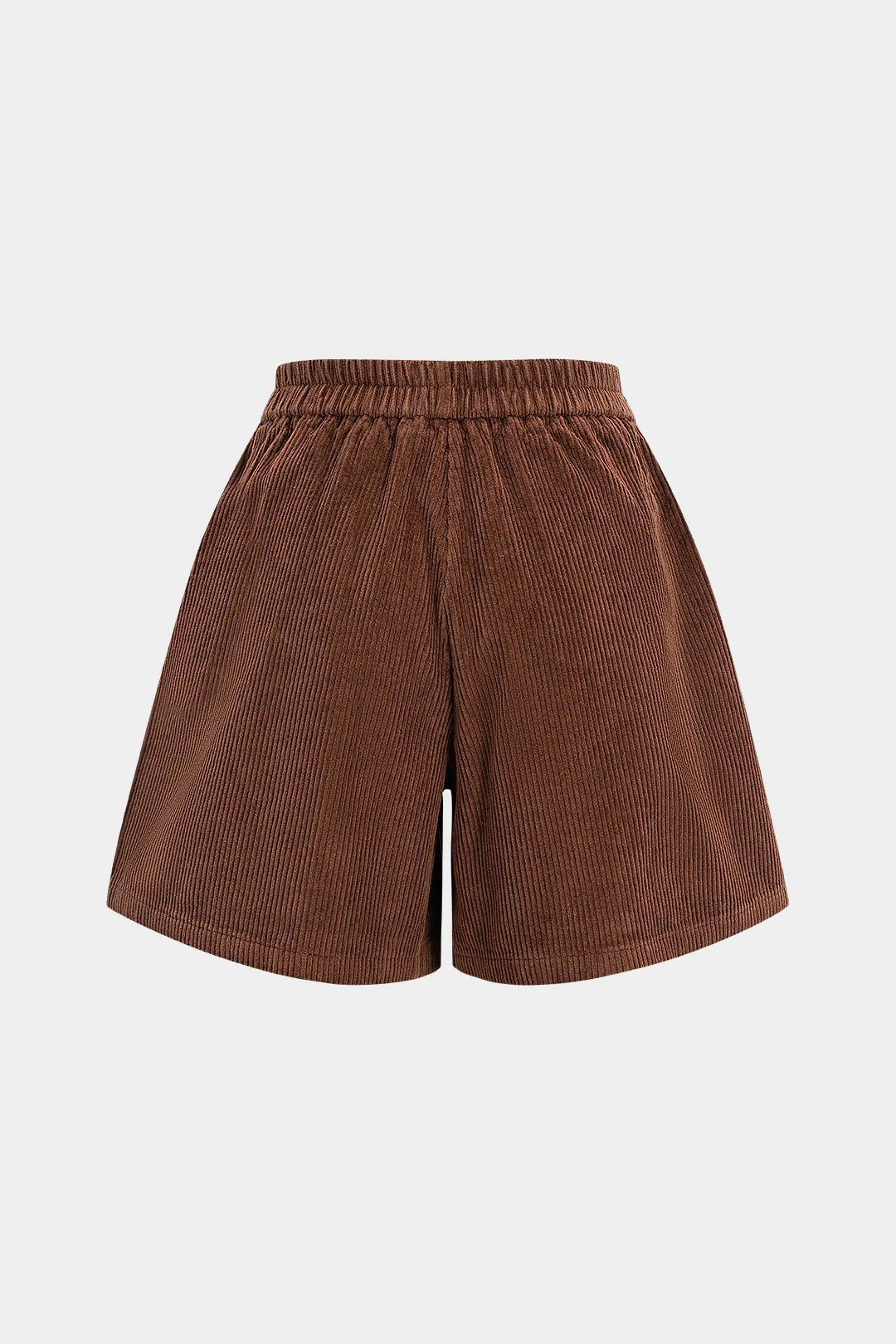 Corduroy High Waist Wide Leg Shorts - Image 2