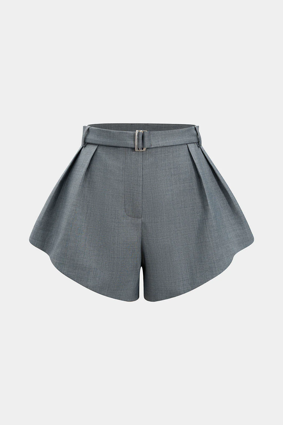 Solid Wide Leg Shorts - Image 2