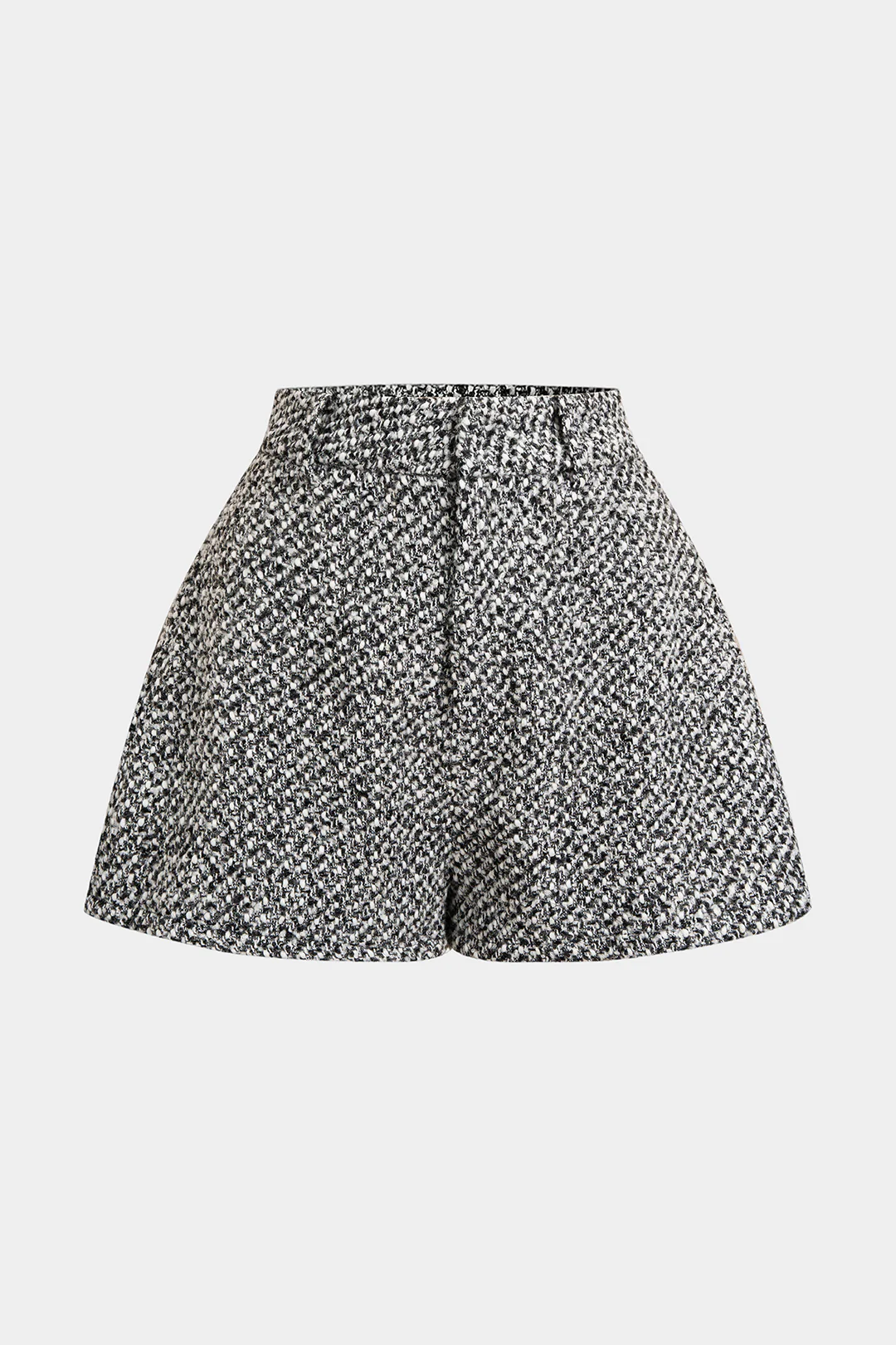Zipper Wide Leg Shorts
