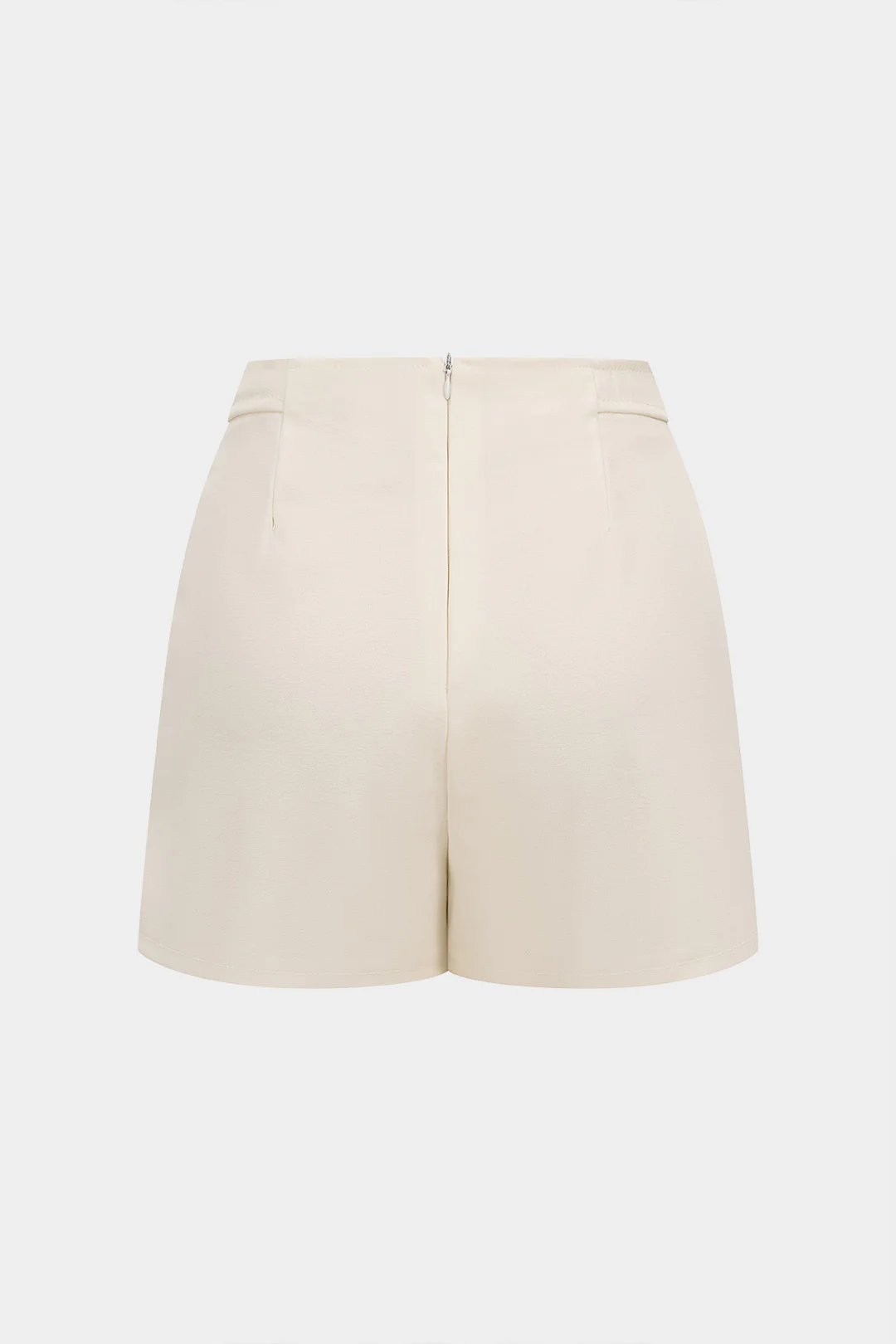 High Waist Button Zipper Wide Leg Shorts - Image 2