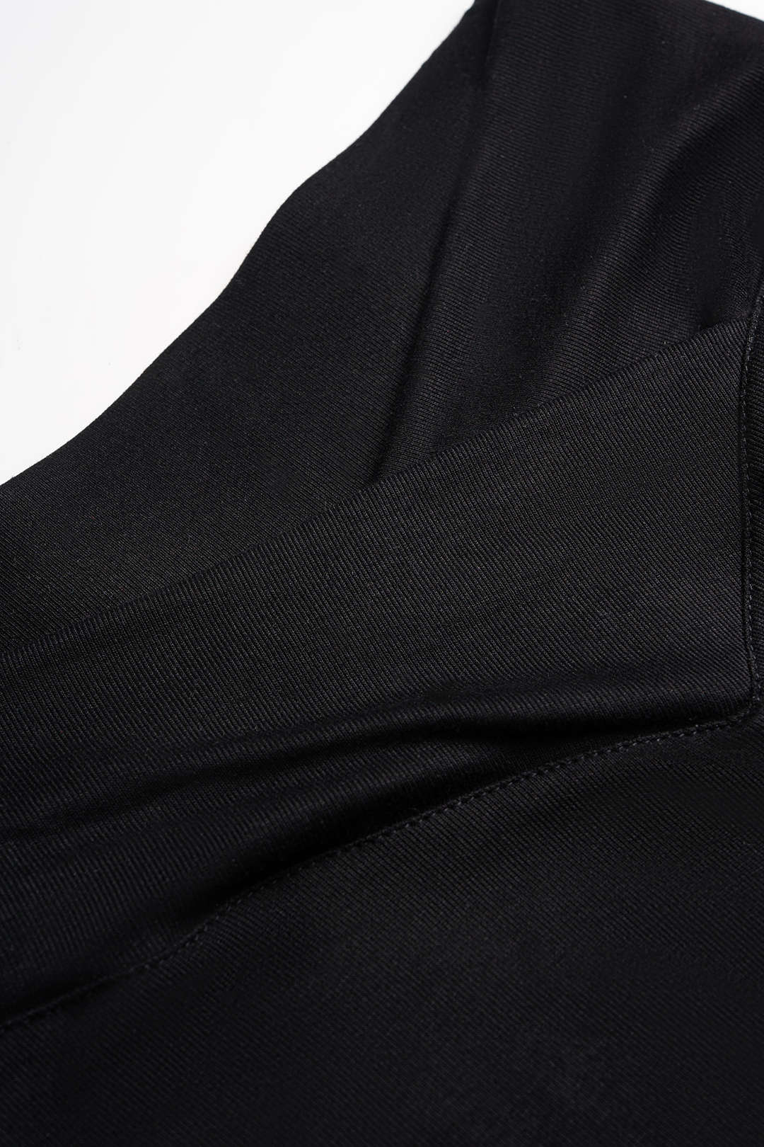 Solid High Waist Shorts - Image 3