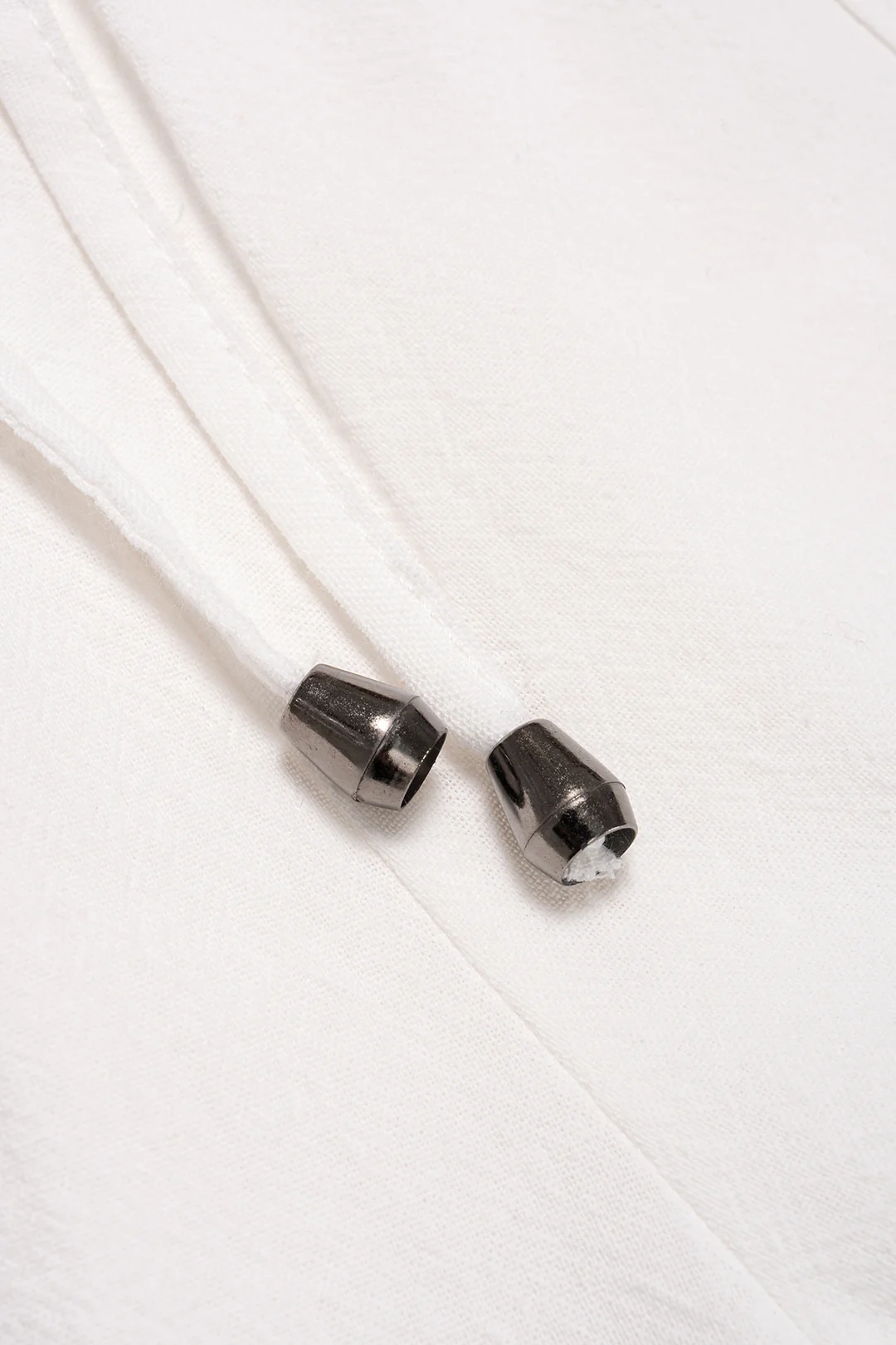 Hollow Out Drawstring Ruched Pocket Shorts - Image 3