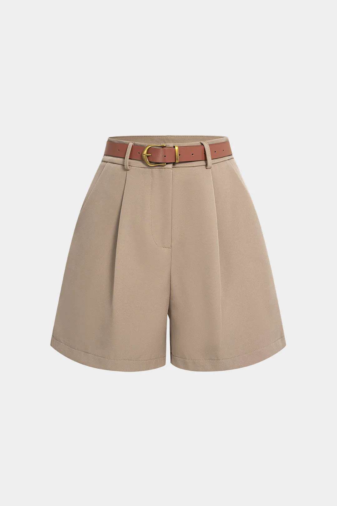 Belted Wide Leg Shorts - Image 2