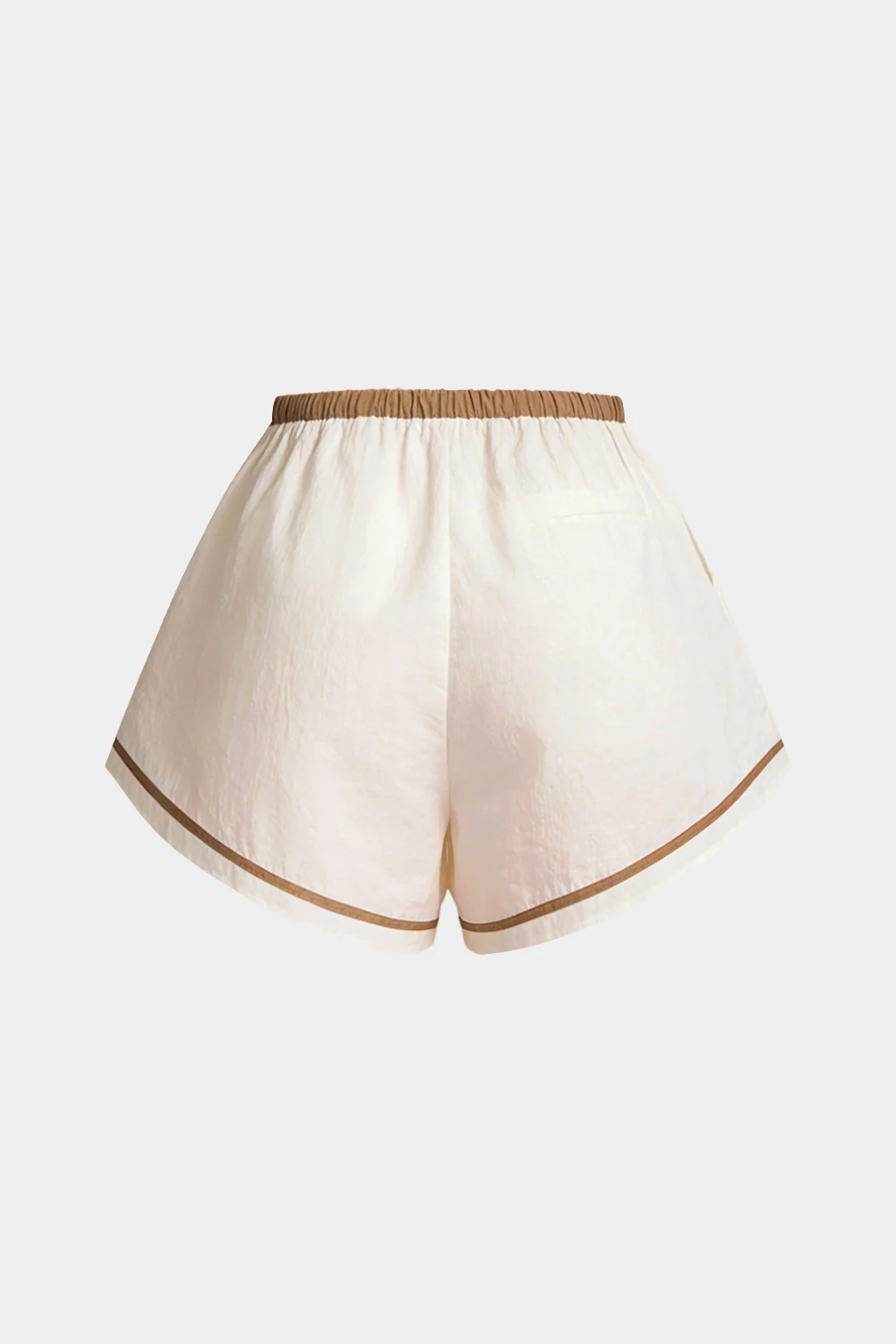 Conrast Binding Tie-Up Shorts - Image 2
