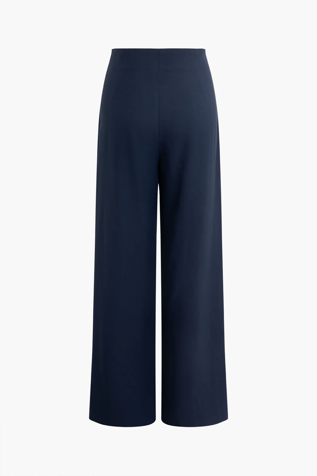 Solid Tie Front Trousers - Image 3