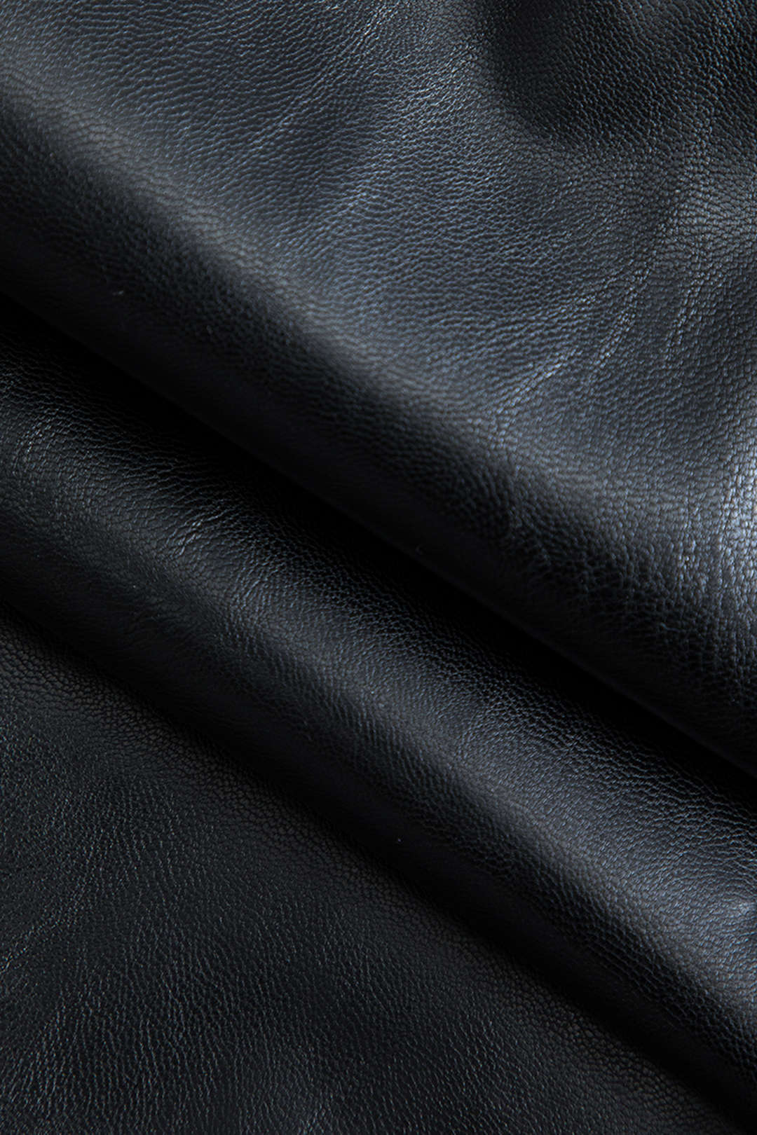 Solid Faux Leather Trousers With Fringe - Image 4