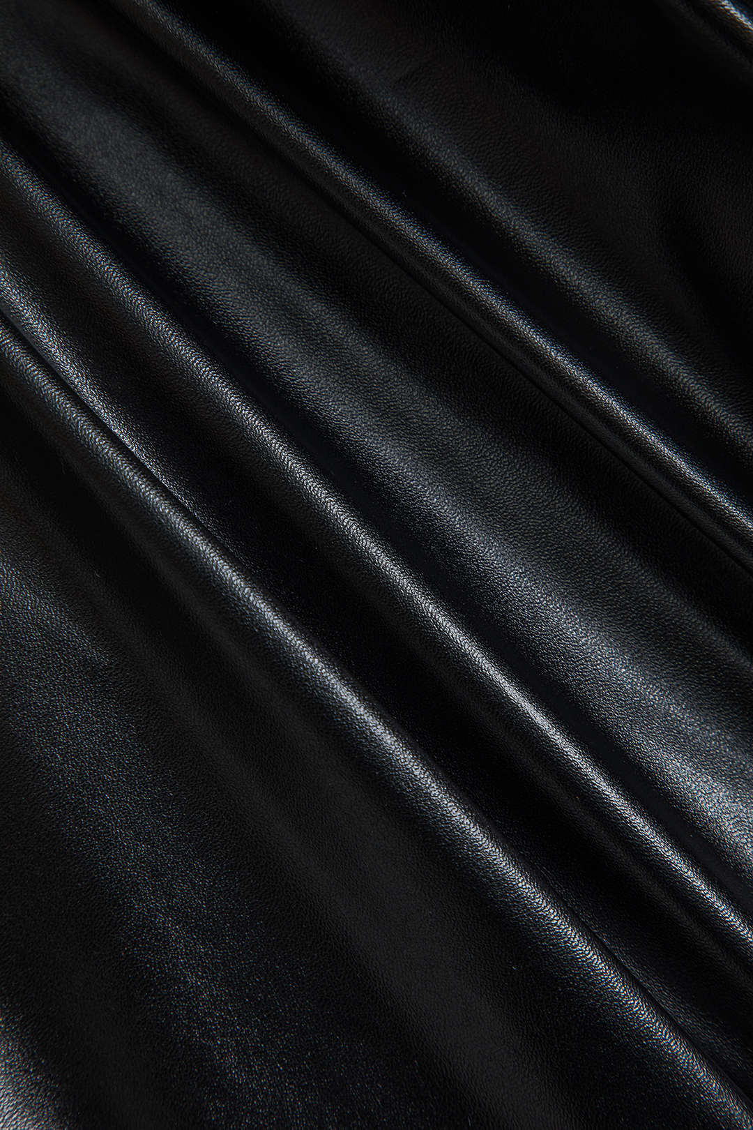 Faux Leather Pocket Wide Leg Trousers - Image 3
