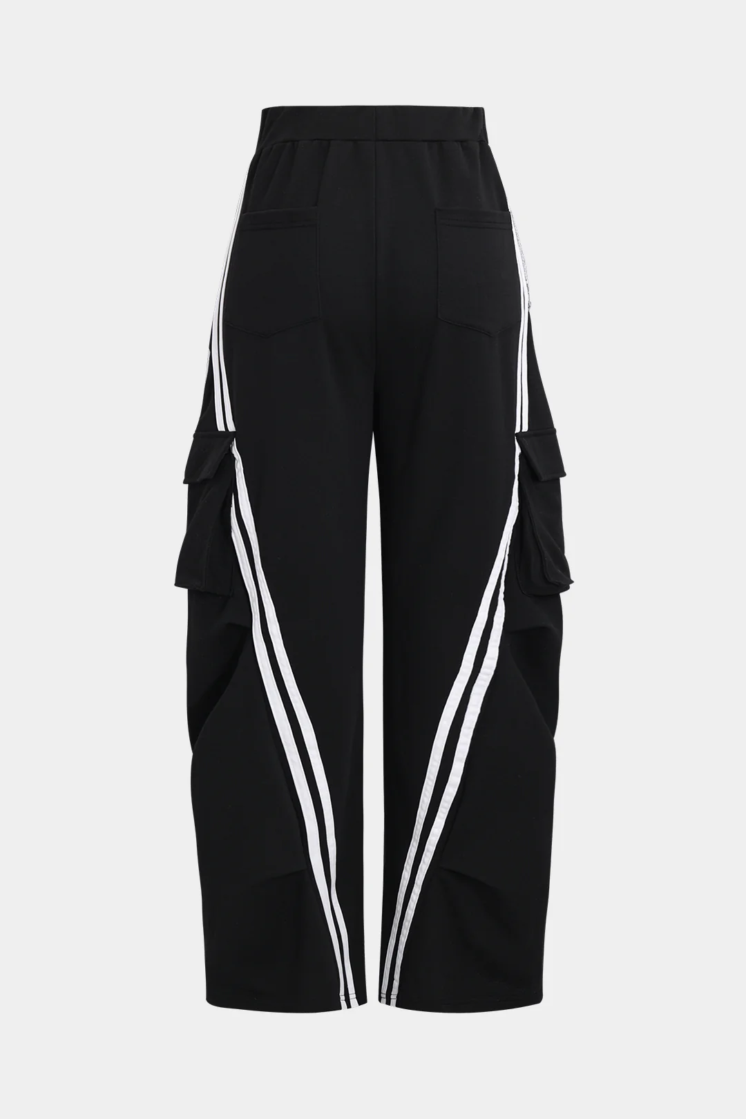 Denim Patchwork Pocket Trousers - Image 6