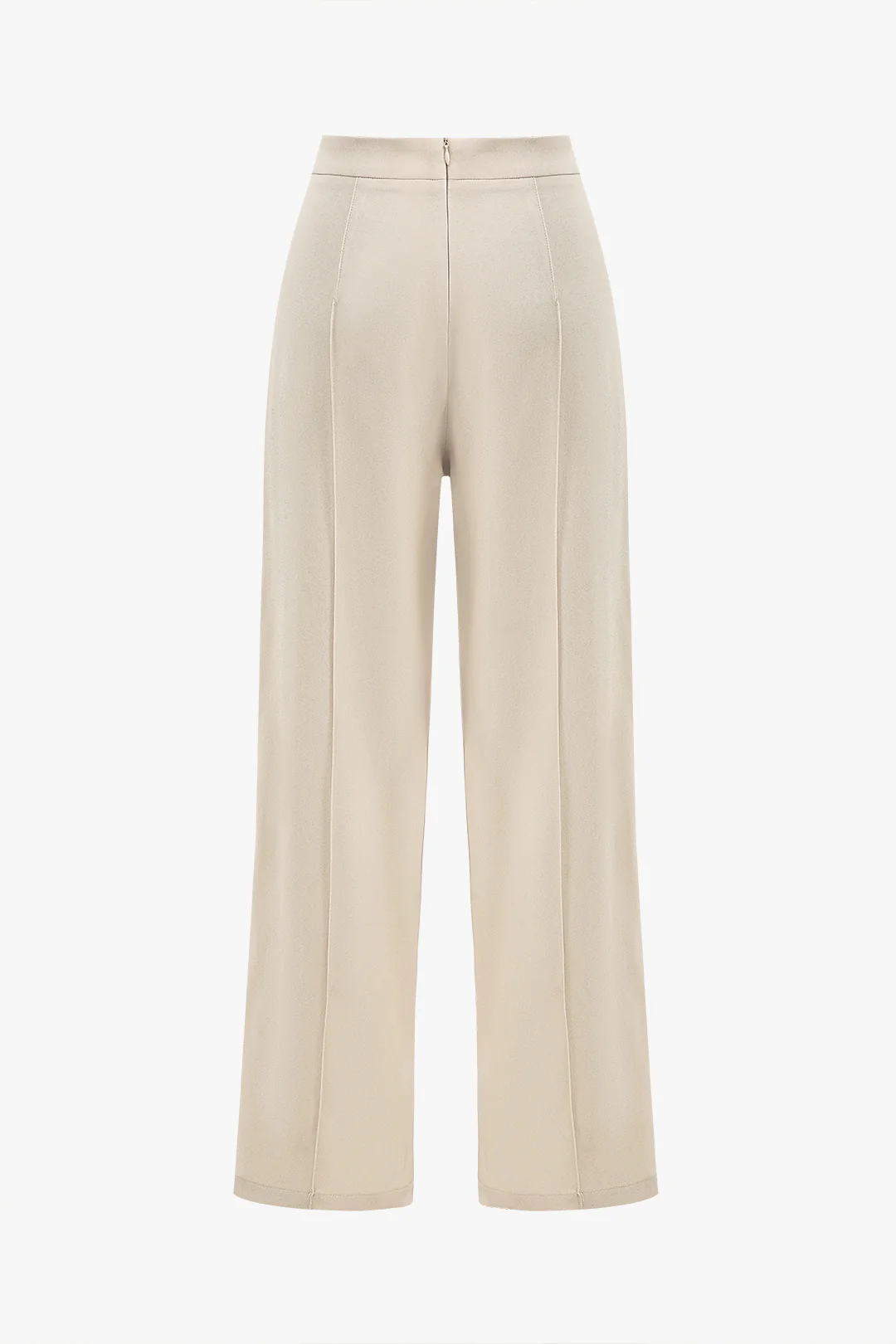 Solid Asymmetrical Trousers - Image 3