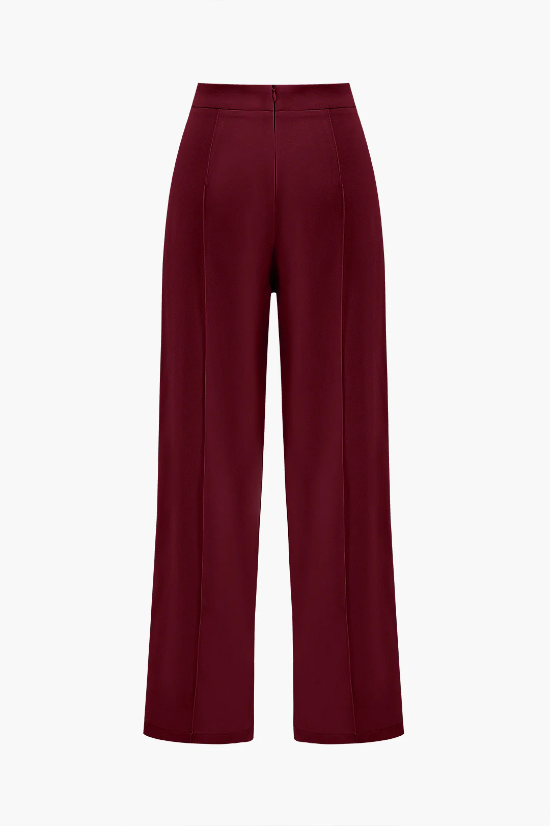 Solid Asymmetrical Trousers - Image 9