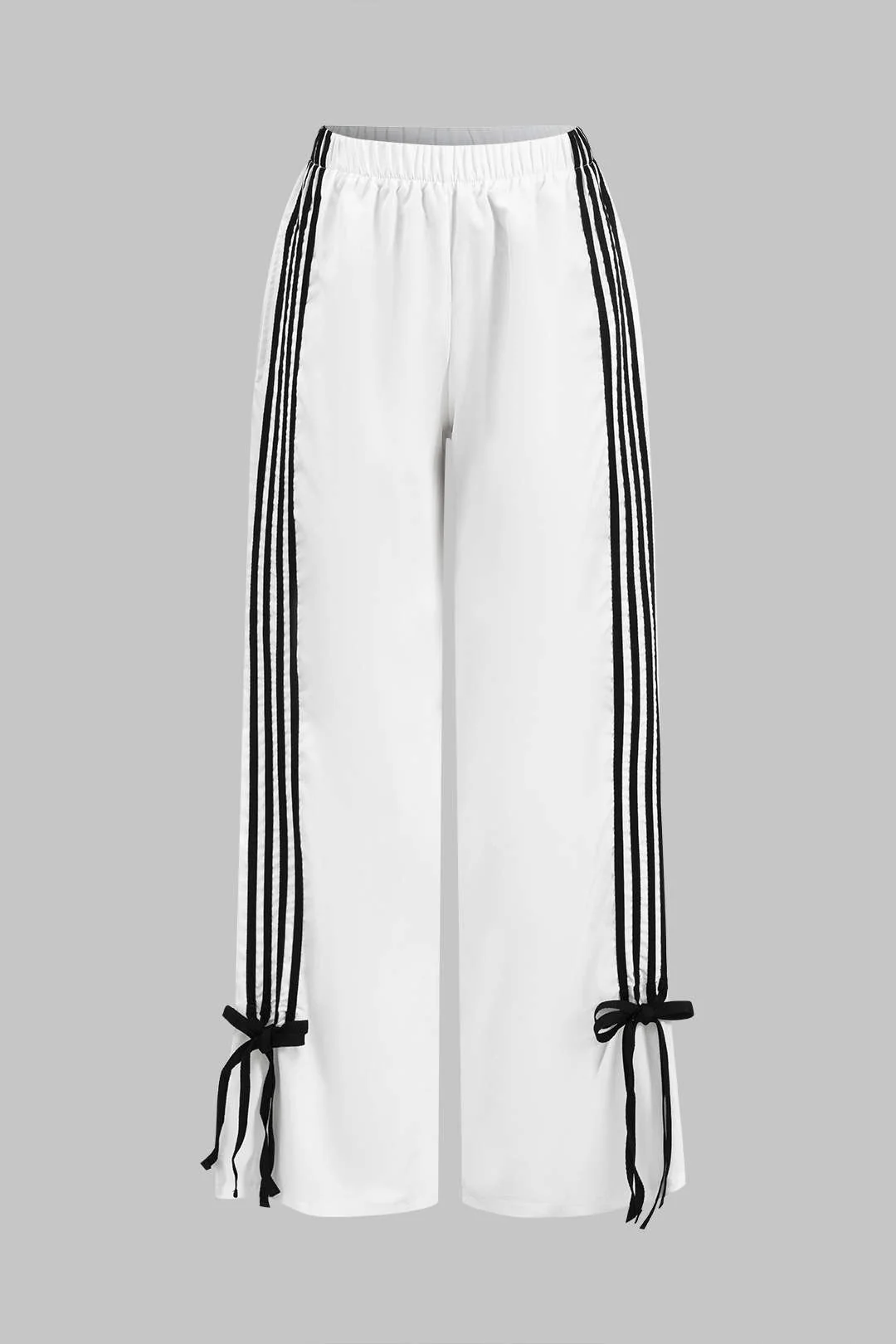 Patchwork Bow Detail Trousers - Image 10