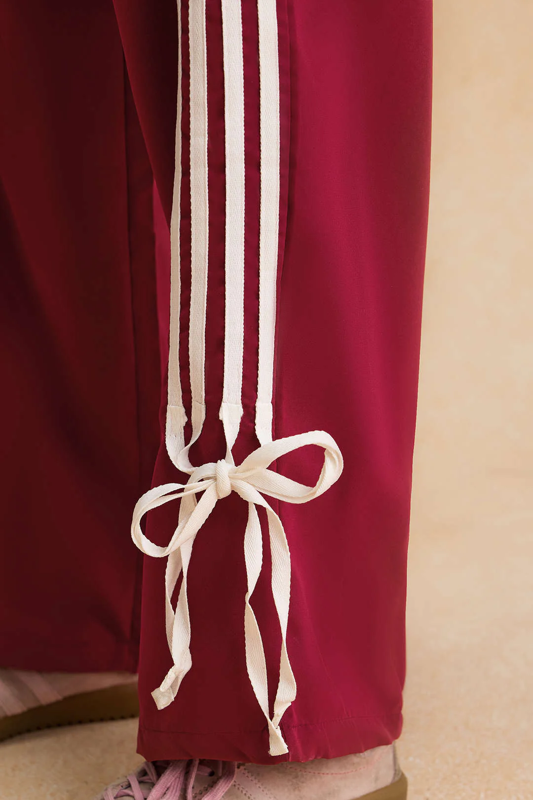 Patchwork Bow Detail Trousers - Image 9