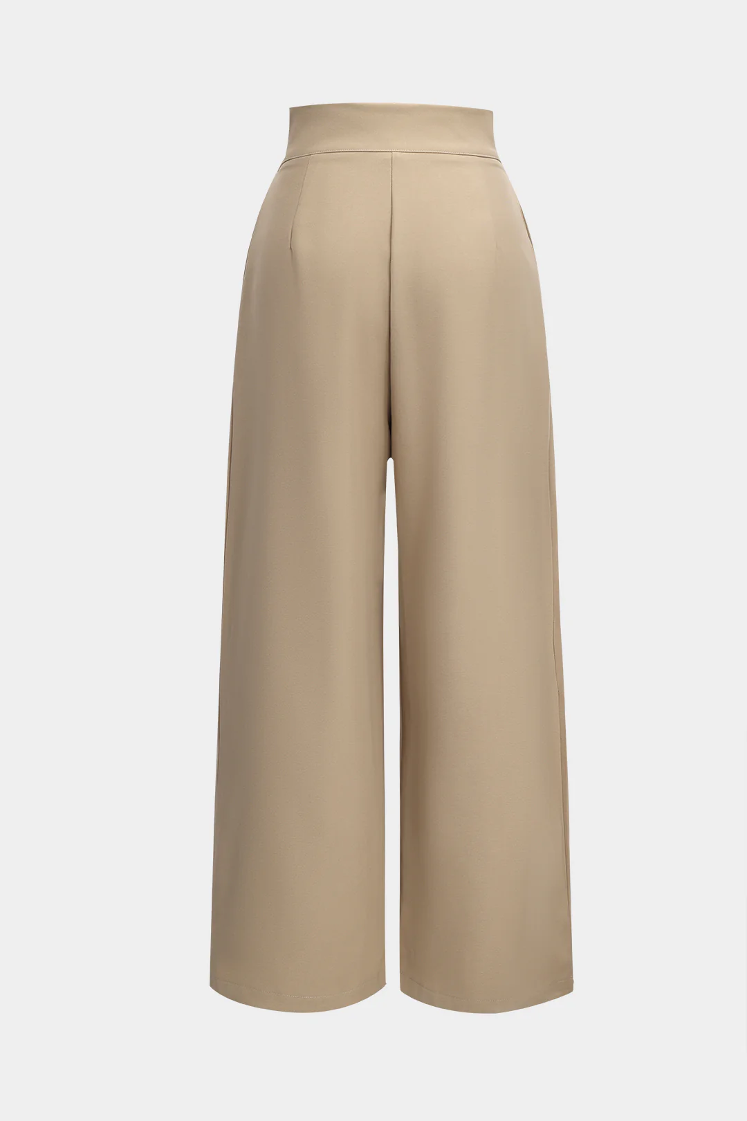 Wide Leg Pleated Trousers - Image 2