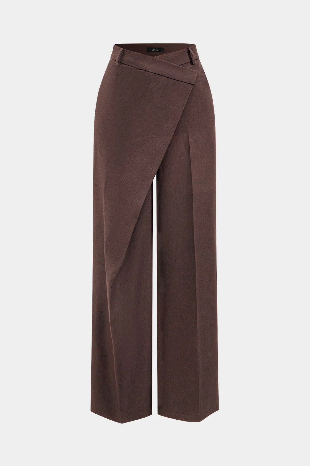 Asymmetrical Wide Leg Trousers - Image 9
