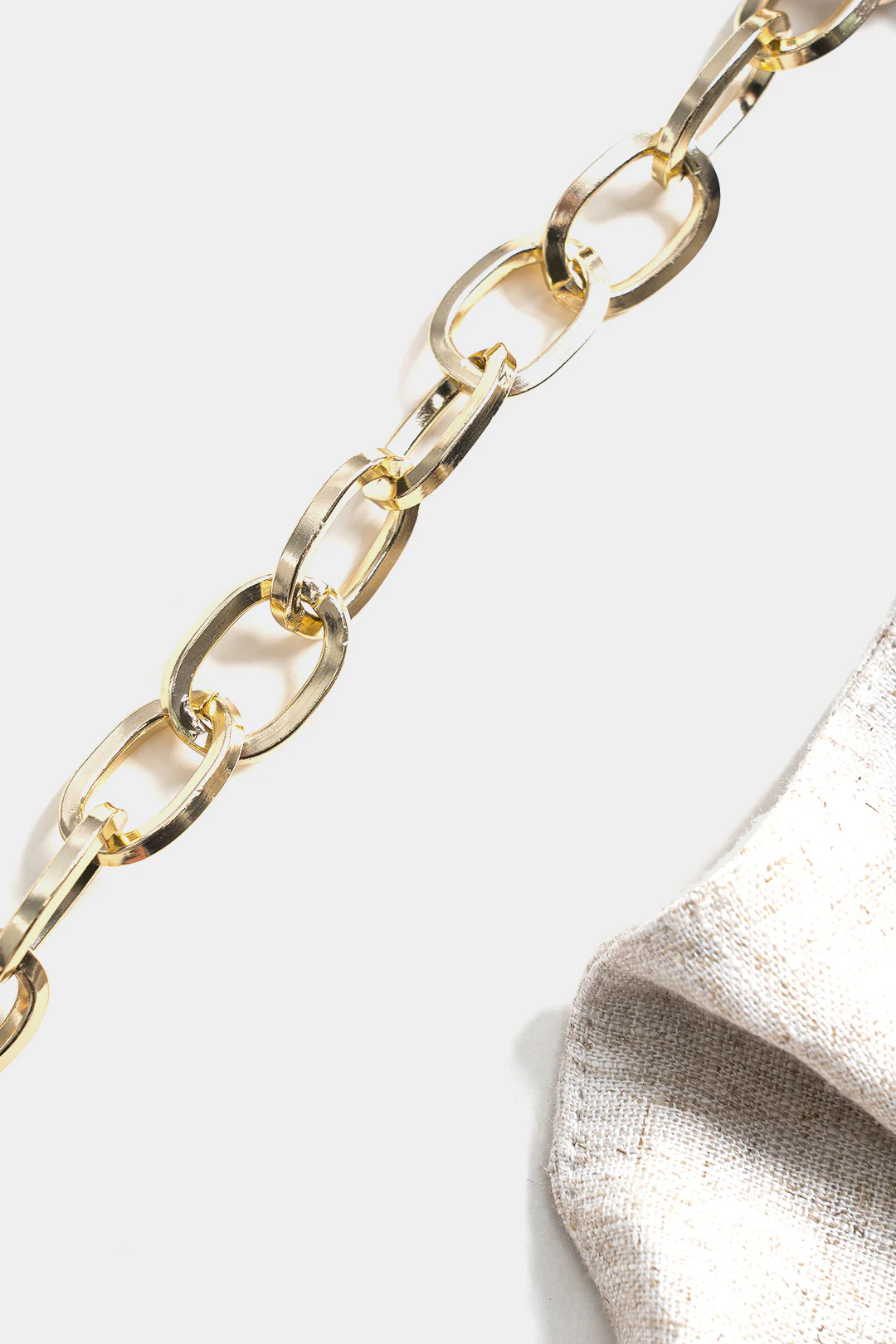 Faux Leather Metallic Patchwork Trousers - Image 4