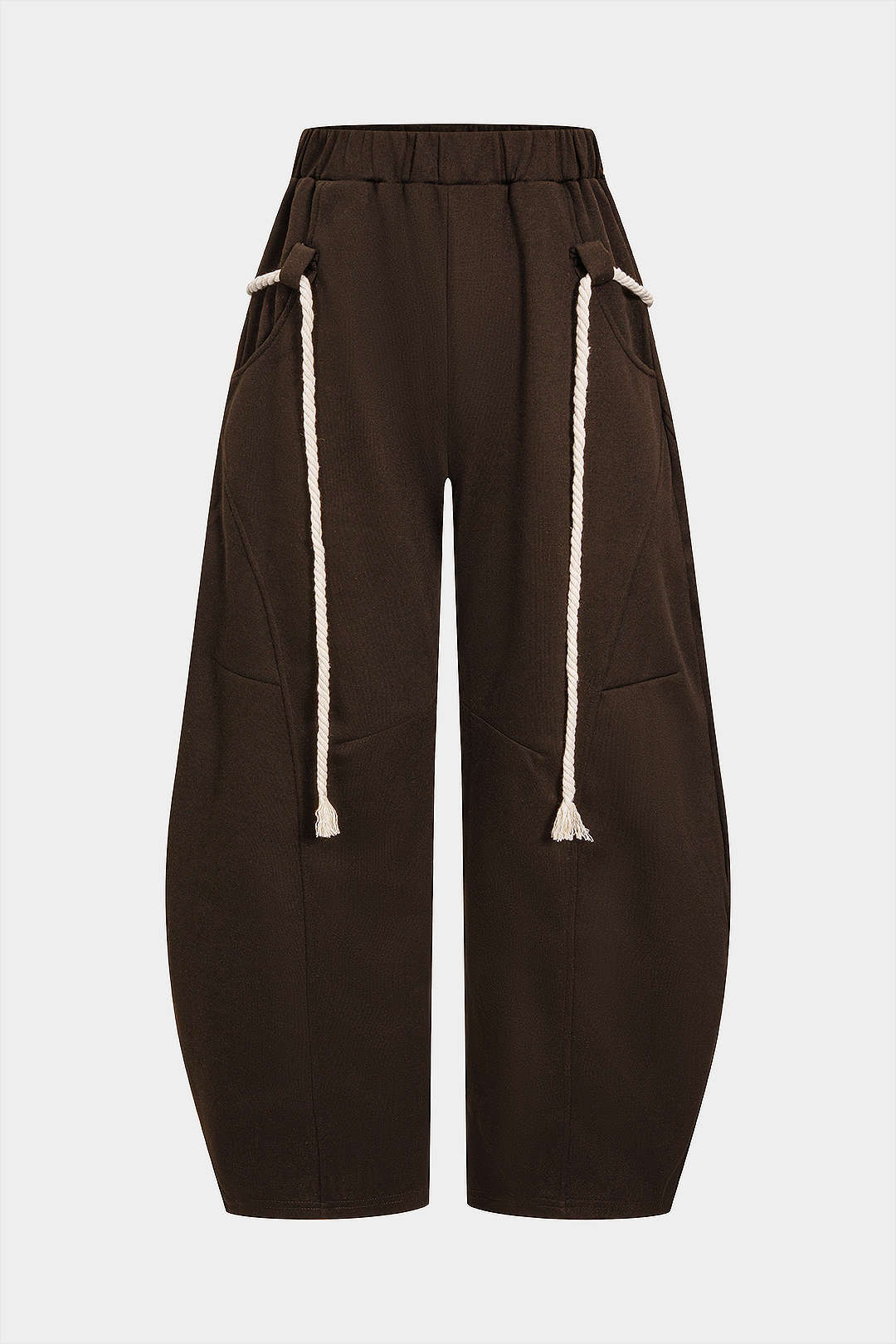 Drawstring Wide Leg Trousers - Image 12