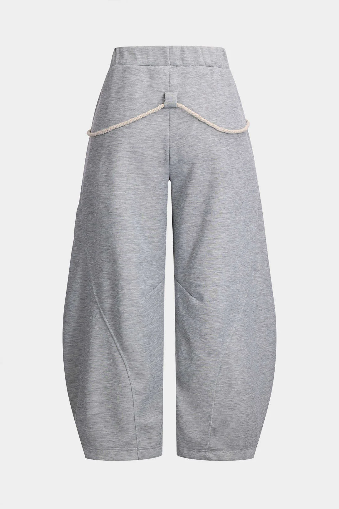 Drawstring Wide Leg Trousers - Image 2