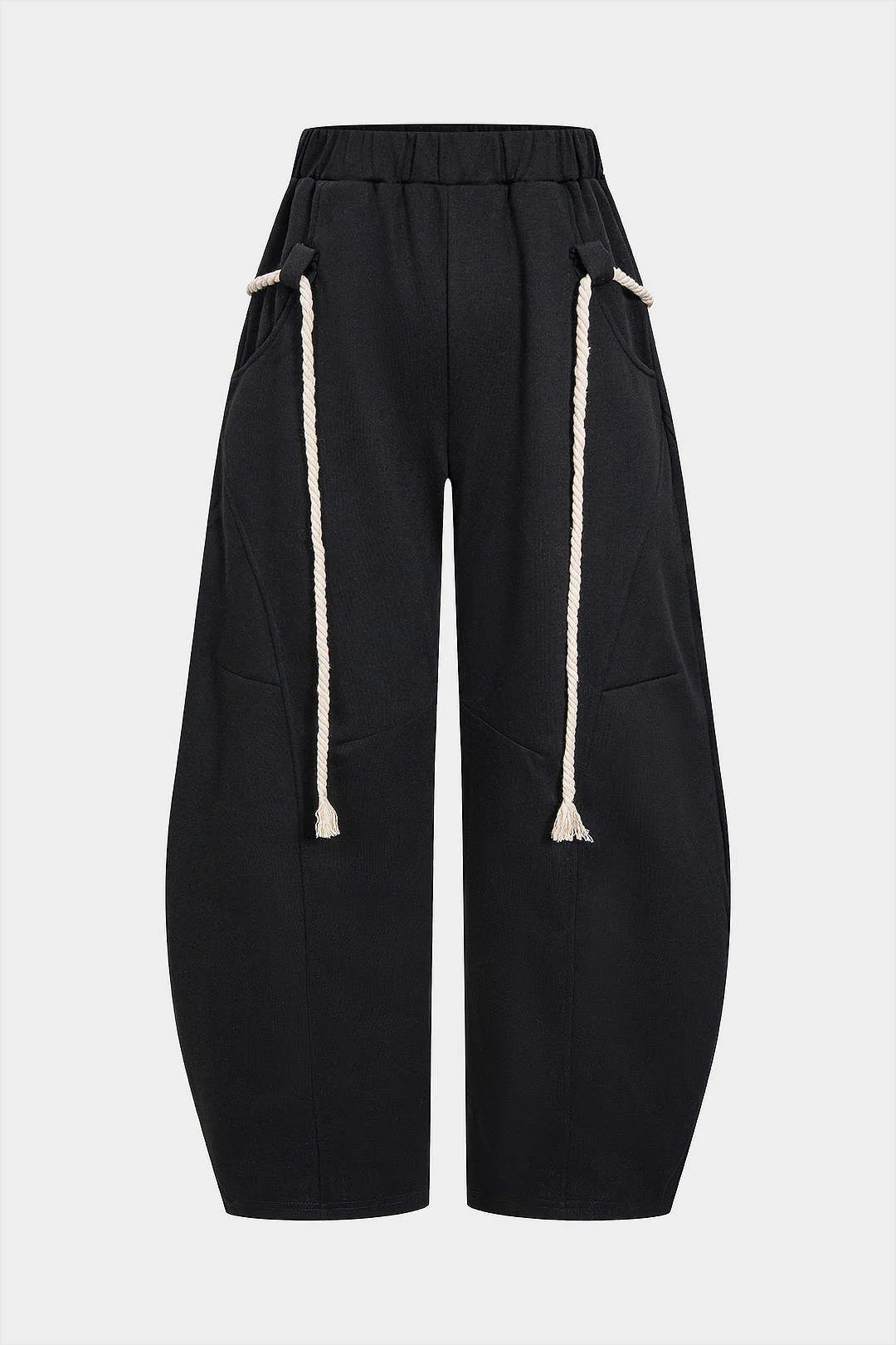 Drawstring Wide Leg Trousers - Image 7