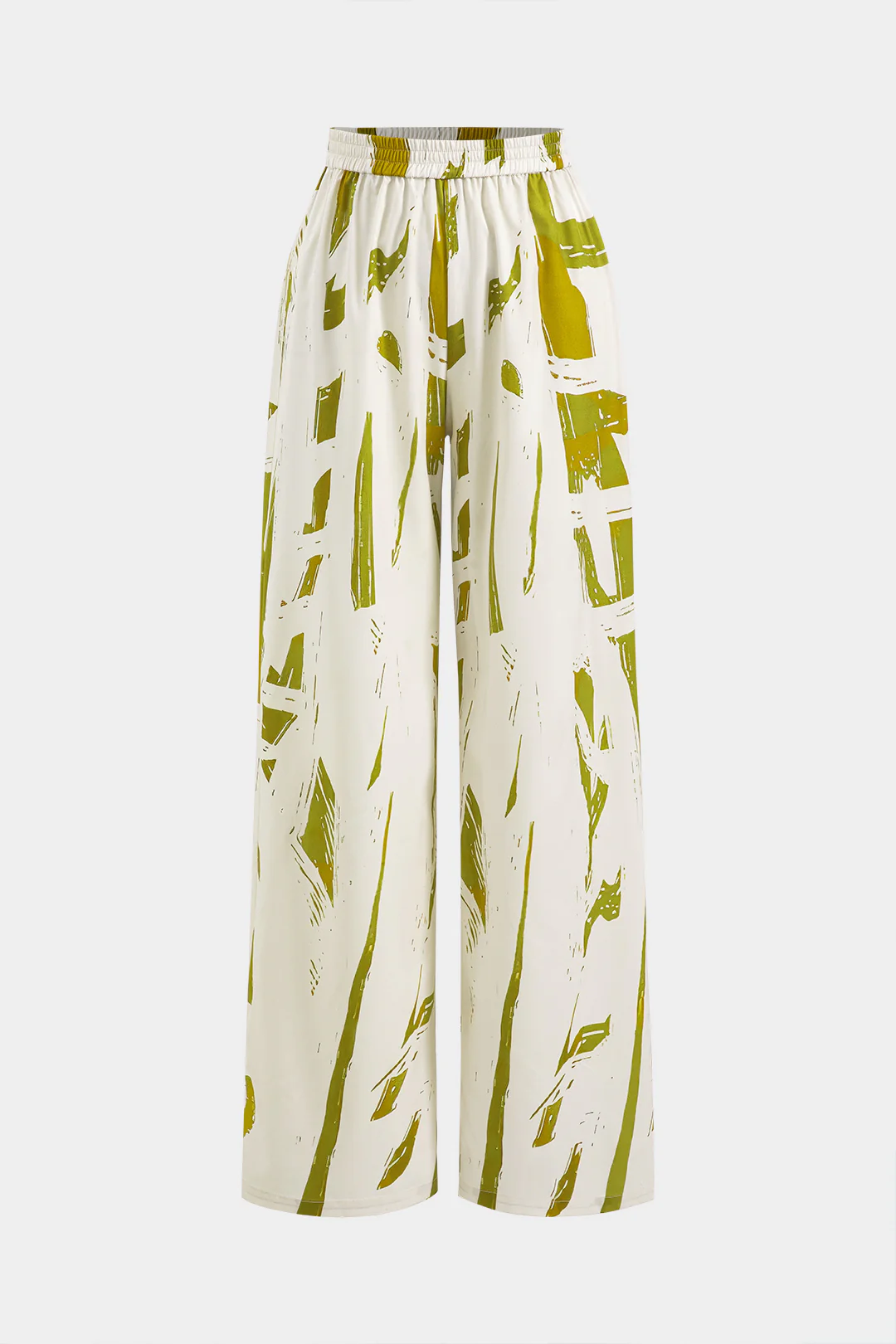 Abstract Print High Waist Trousers - Image 7