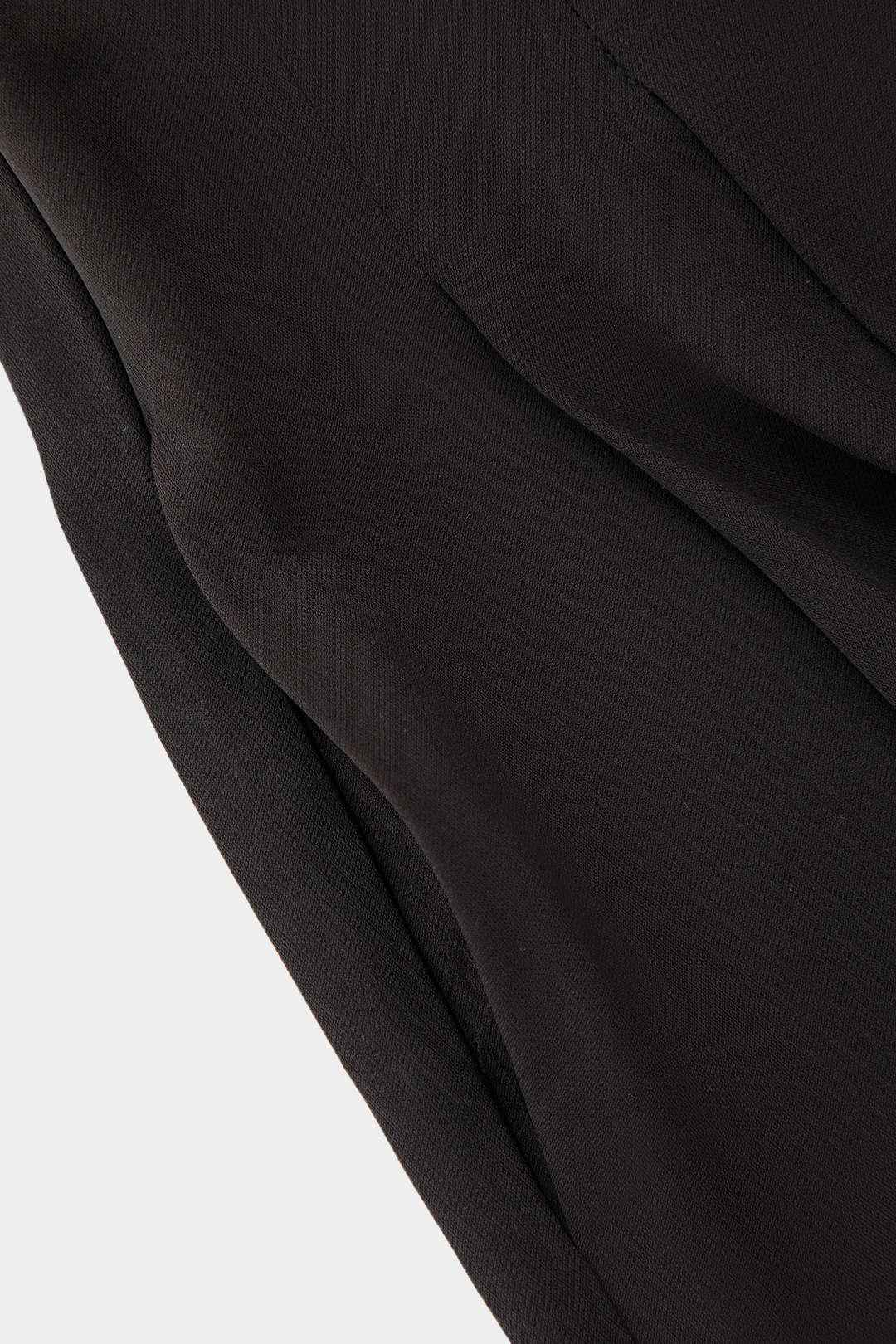 Pleated Asymmetrical Wide Leg Trousers - Image 11