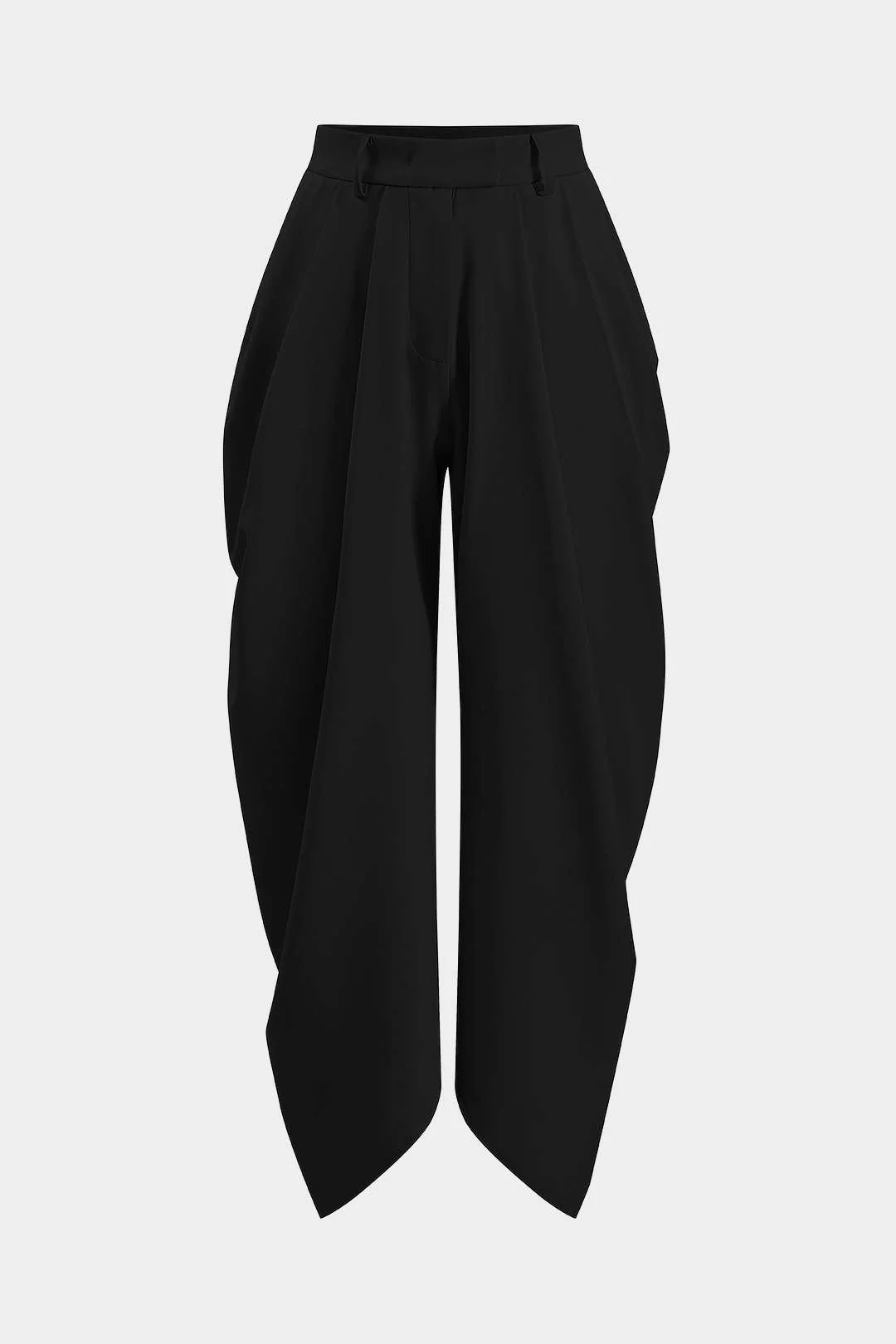 Ruched Solid Trousers - Image 14