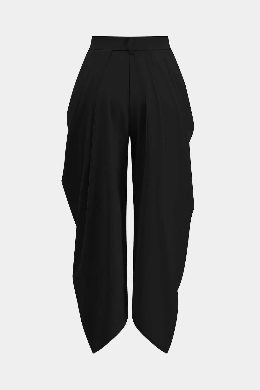 Ruched Solid Trousers - Image 15