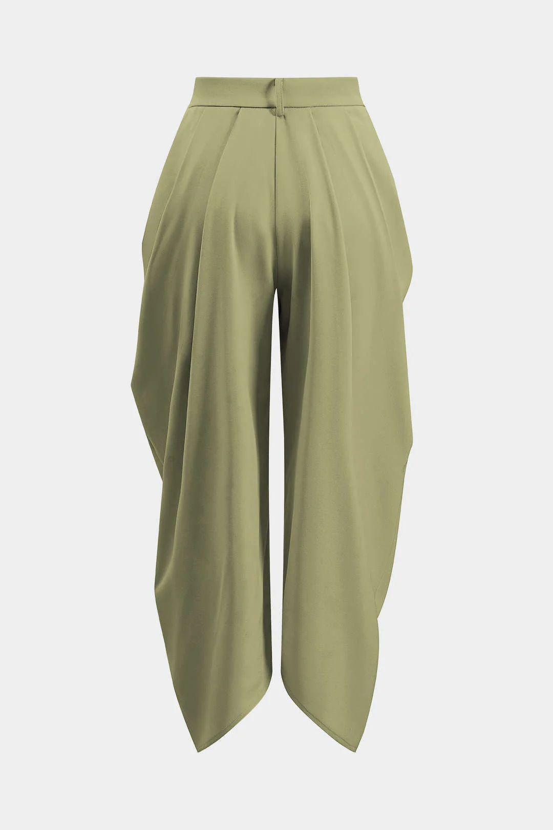 Ruched Solid Trousers - Image 18