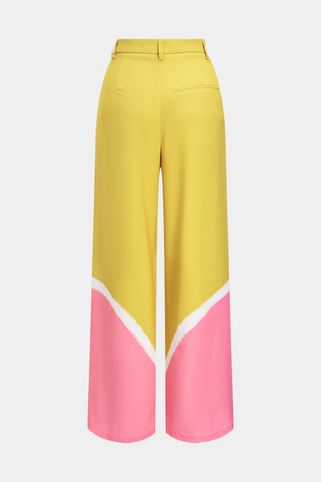 Contrast Wide Leg Trousers - Image 2