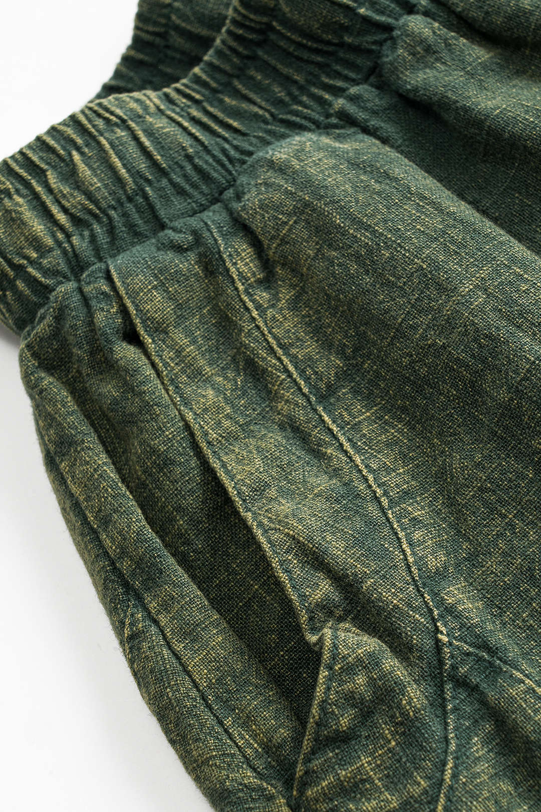 Ruched Pocket Wide Leg Barrel Trousers - Image 3